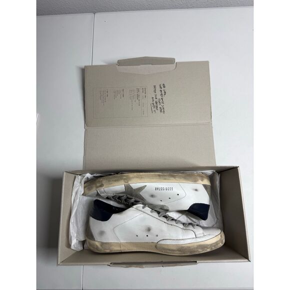  Super-Star Low Top Sneaker   White Blue Size 41 EU/ 8 US Men’s main image 12